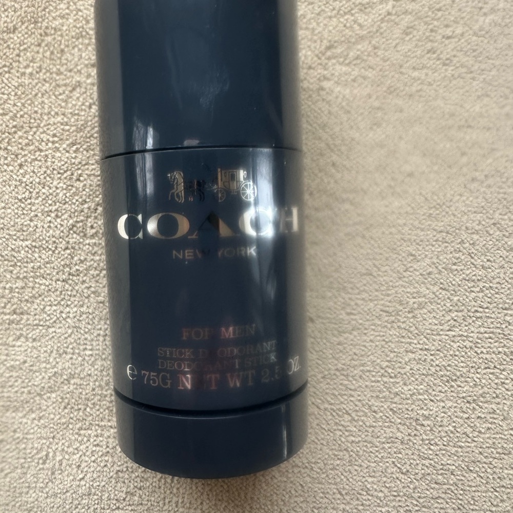 Coach Black Round Deodorant Stick - Sealed